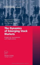 book The Dynamics of Emerging Stock Markets: Empirical Assessments and Implications