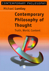 book Contemporary Philosophy of Thought: Truth, World, Content