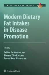 book Modern Dietary Fat Intakes in Disease Promotion