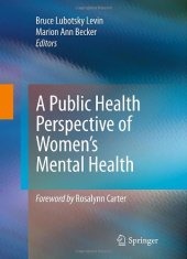 book A Public Health Perspective of Women's Mental Health