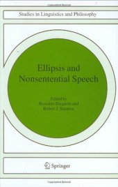 book Ellipsis and Nonsentential Speech