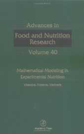 book Mathematical Modeling in Experimental Nutrition: Vitamins, Proteins, Methods