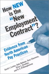 book How New Is the ''New Employment Contract?'': Evidence from North American Pay
