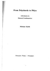 book From Polychords to Polya : Adventures in Musical Combinatorics