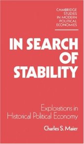 book In Search of Stability: Explorations in Historical Political Economy