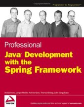 book Professional Java Development with the Spring Framework