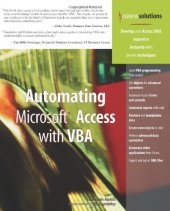 book Automating Microsoft Access with VBA 