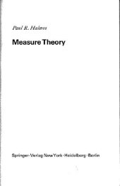 book Measure Theory