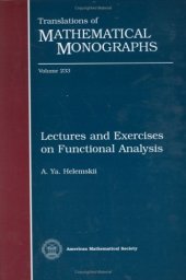 book Lectures and Exercises on Functional Analysis