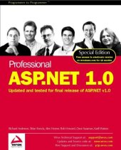 book Professional ASP.NET 1.0, Special Edition