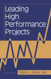 book Leading High Performance Projects