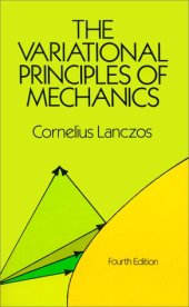 book The Variational Principles of Mechanics