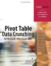 book Pivot Table Data Crunching for Microsoft Office Excel 2007