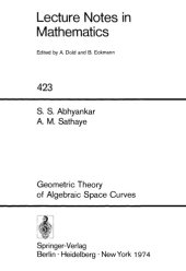 book Geometric theory of algebraic space curves