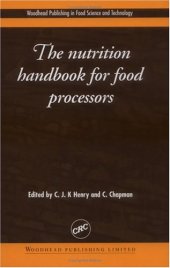 book The Nutrition Handbook for Food Processors