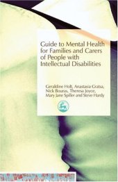 book Guide to Mental Health for Families and Carers of People with Intellectual Disabilities