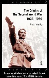 book The Origins of the Second World War 1933-1939 (Lancaster Pamphlets Series)