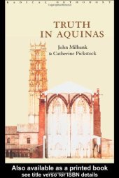 book Truth in Aquinas (Radical Orthodoxy)