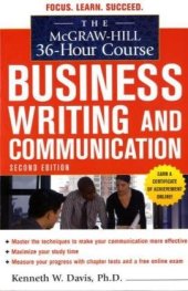 book McGraw-Hill 36-Hour Course in Business Writing and Communication, Second Edition (McGraw-Hill 36-Hour Courses)