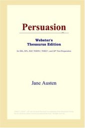 book Persuasion (Webster's Thesaurus Edition)