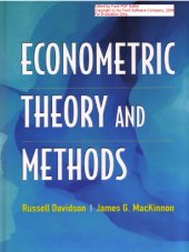 book Econometric Theory and Methods