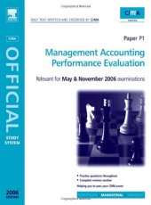 book CIMA Study Systems 2006: Management Accounting-Performance Evaluation (Cima Official Study Systems)