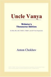 book Uncle Vanya (Webster's Thesaurus Edition)