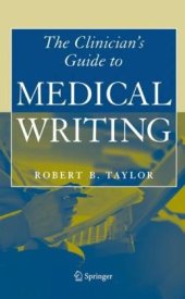 book Clinician's Guide to Medical Writing  Writing & Journalism