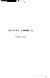 book Biblioteca arabo-sicula - vol. II