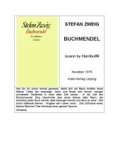 book Buchmendel. Novellen