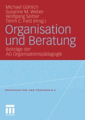 book Organisation und Beratung: Beiträge der AG Organisationspädagogik