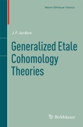 book Generalized Etale Cohomology Theories