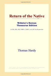 book Return of the Native (Webster's Korean Thesaurus Edition)