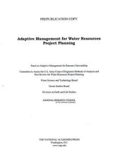 book Adaptive Management For Water Resources Project Planning