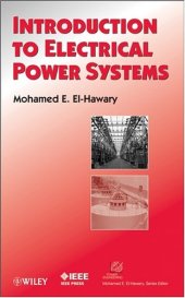 book Introduction to Electrical Power Systems (IEEE Press Series on Power Engineering)