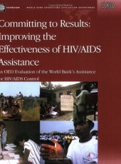 book Committing to Results: Improving the Effectiveness of HIV AIDS Assistance (Operations Evaluation Studies)