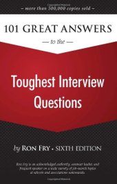 book 101 Great Answers to the Toughest Interview Questions,Sixth Revised Edition