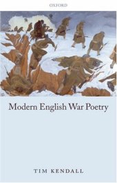 book Modern English War Poetry