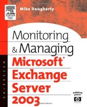 book Monitoring and Managing Microsoft Exchange Server 2003