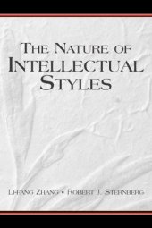 book The Nature of Intellectual Styles (Educational Psychology)