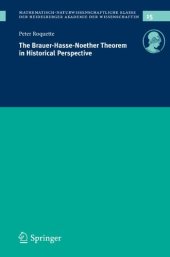 book The Brauer-Hasse-Noether Theorem in Historical Perspective