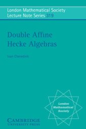 book Double Affine Hecke Algebras