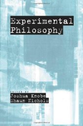 book Experimental Philosophy