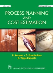 book Process Planning and Cost Estimation, Second Edition