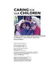 book Caring for Our Children: National Health and Safety Performance Standards: Guidelines for Out-Of-Home Child Care