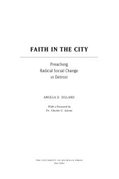 book Faith in the City: Preaching Radical Social Change in Detroit