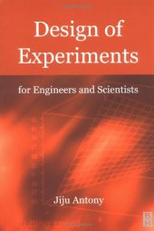 book Design of Experiments for Engineers and Scientists