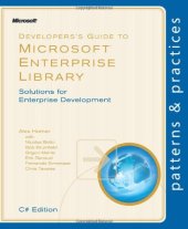 book Developer's Guide to Microsoft Enterprise Library, C# Edition