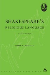 book Shakespeare's Religious Language: A Dictionary