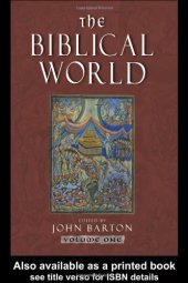 book The Biblical World, Volume 1